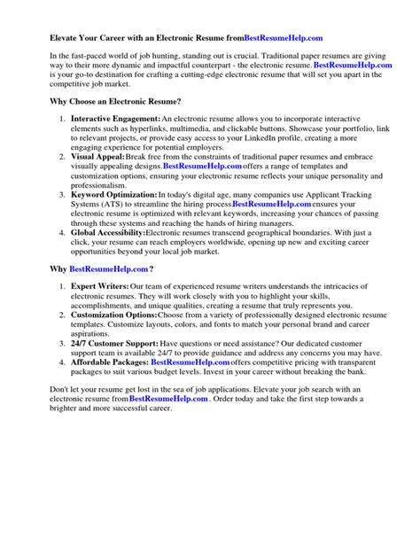 which of the following statements about electronic resumes is false|Introduction To Résumé Writing Quiz .